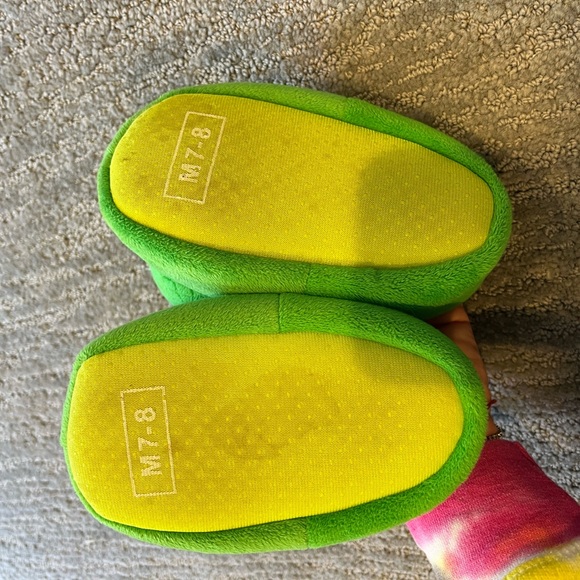 PJ Masks Toddler Boy Green Gekko Slippers Size 7-8 - Picture 5 of 6